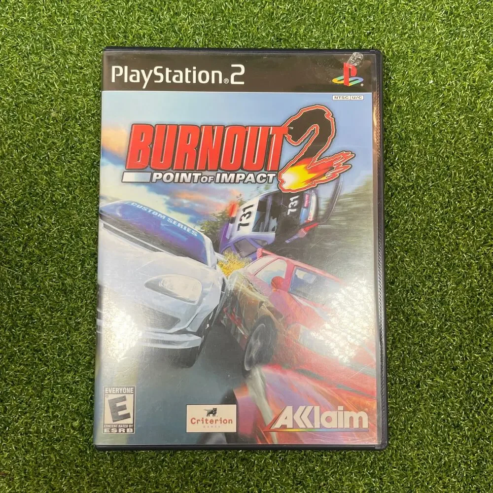 Burnout 2: Point of Impact (PS2 Playstation 2) Tested CIB w/ Manual